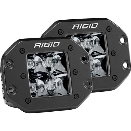 Rigid D-Series Spot Pro Flush Mount Pod Light - Pair