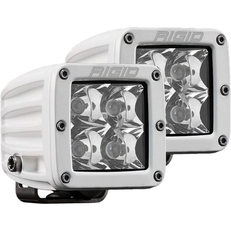 Rigid D-Series Spot Pro Surface Mount White Pods Light - Pair