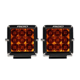 Rigid D-Xl Series Spot Pro Surface Mount Amber Pods Light - Pair