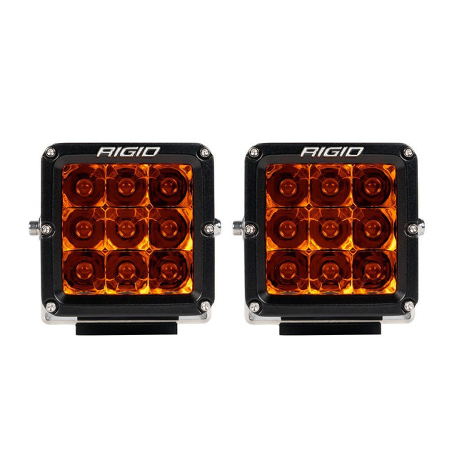 Rigid D-Xl Series Spot Pro Surface Mount Amber Pods Light - Pair