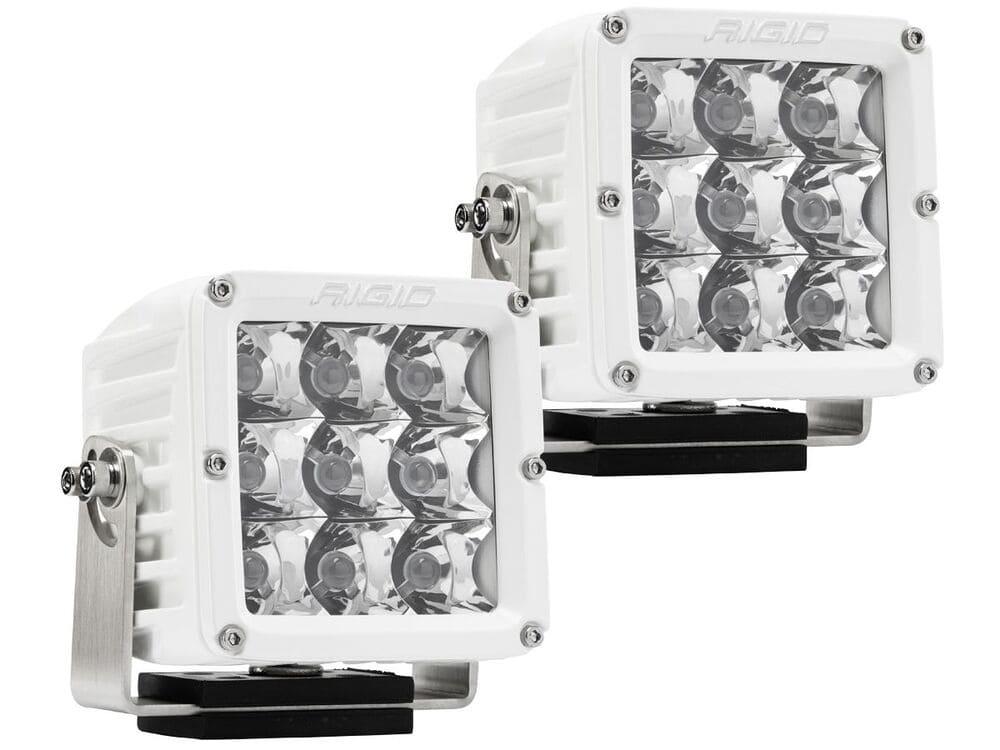 Rigid D-XL Series Spot Pro Surface Mount White Pods Light - Pair