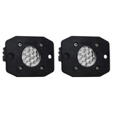 Rigid Ignite Flood Diffused Flush Mounts Pod Light Backup Kit
