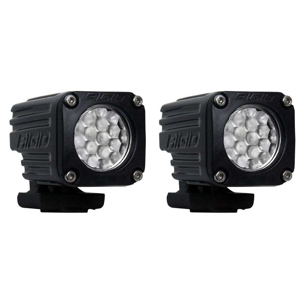 Rigid Ignite Flood Diffused Surface Mount Pods Light Backup Kit