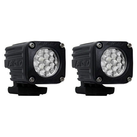 Rigid Ignite Flood Diffused Surface Mount Pods Light Backup Kit