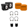 Rigid Polaris RZR XP 1000 Side-by-Side Revolve A-Pillar Mount Pod Light Kit