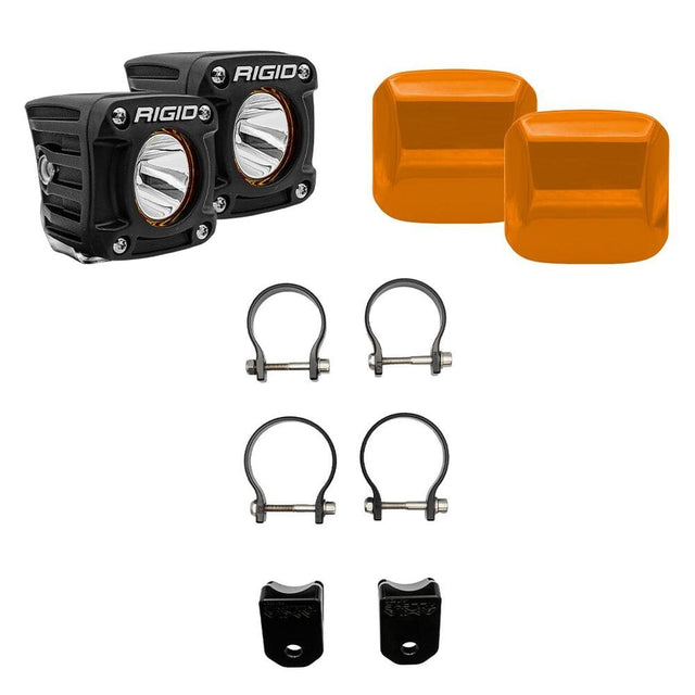 Rigid Polaris RZR XP 1000 Side-by-Side Revolve A-Pillar Mount Pod Light Kit