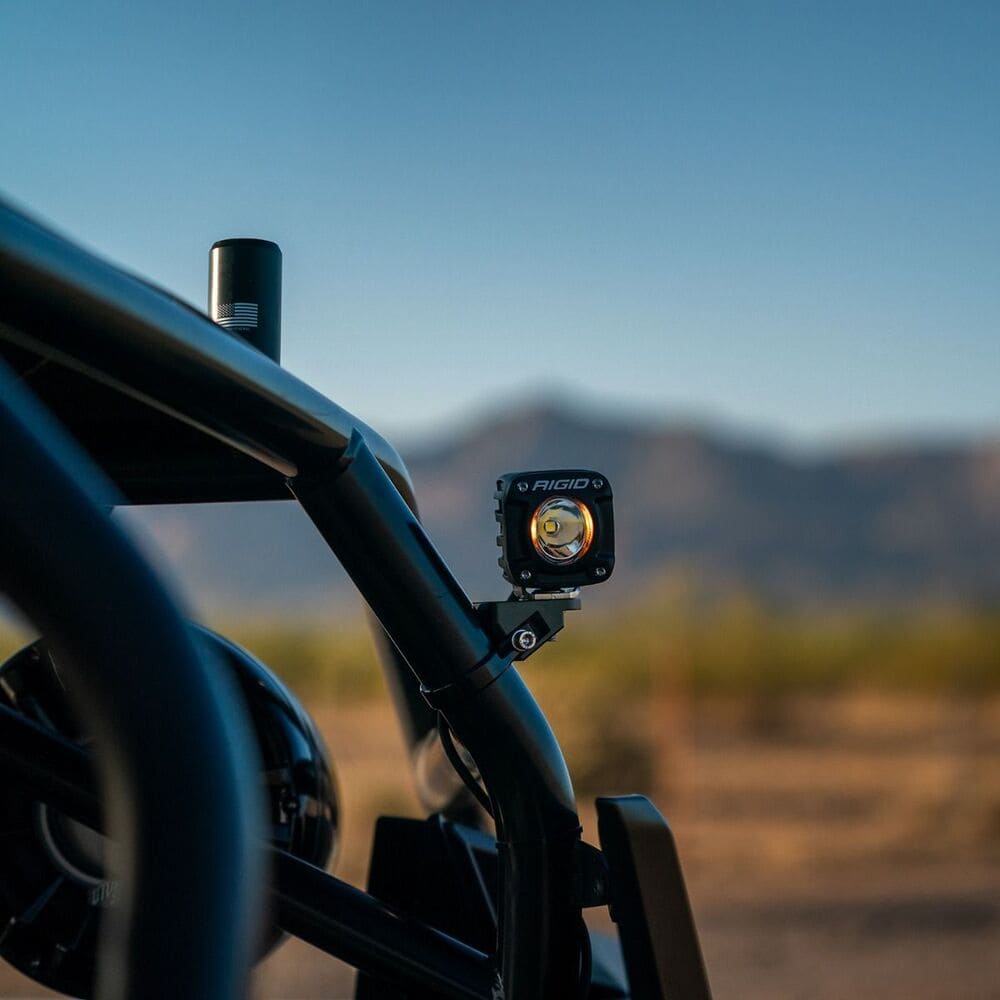 Rigid Polaris RZR XP 1000 Side-by-Side Revolve A-Pillar Mount Pod Light Kit
