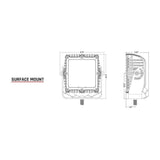 Rigid Q-Series Pro Pod Flood Surface Mount Pod Light