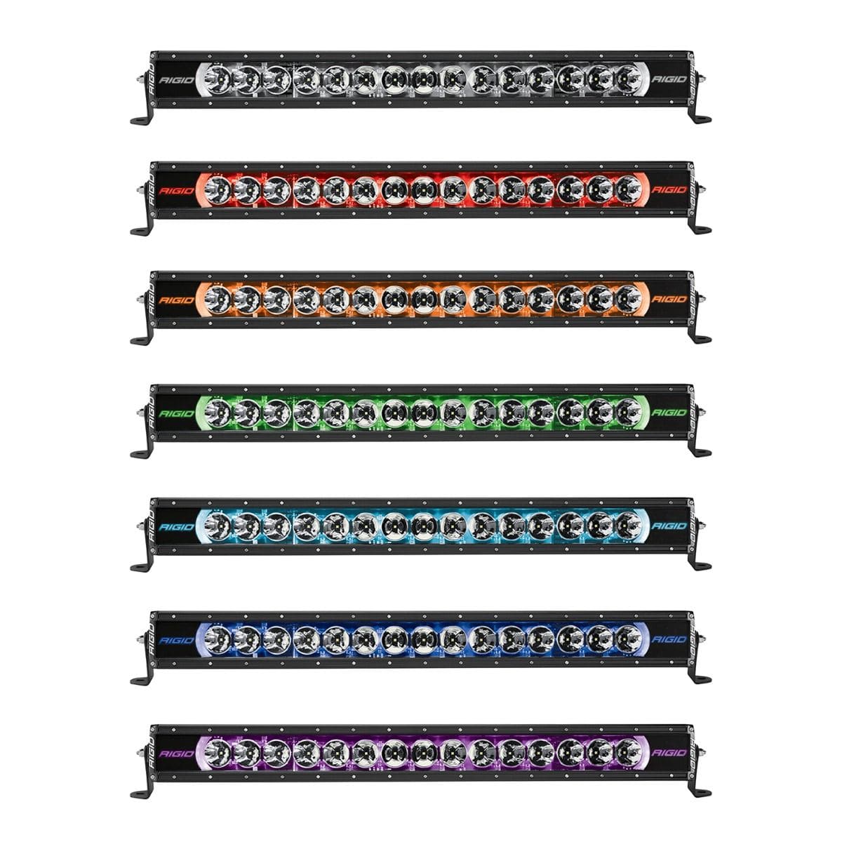 Rigid Radiance+ 20" RGBW Spot Drive Surface Mount Light Bar