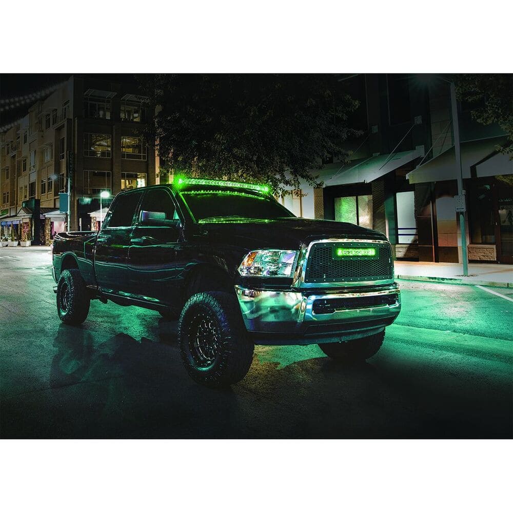 Rigid Radiance+ Curved 20" Broad Spot Surface Mount Light Bar w/ Blue Backlight