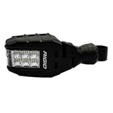 Rigid Reflect Tube Mount Side Mirror Pod Lights - Pair