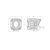 Rigid Revolve Surface Mount Pod Light - Pair