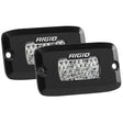 Rigid SR-M Series Pro Flood Diffused Flush Mounts Pod Light Backup Kit