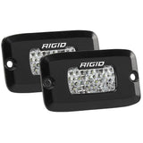 Rigid SR-M Series Pro Flood Diffused Flush Mounts Pod Light Backup Kit