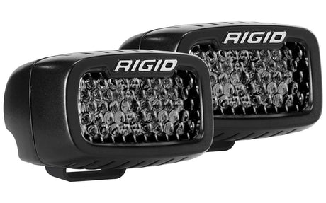 Rigid SR-M Series Pro Spot Diffused Midnight Surface Mount Pod Light - Pair