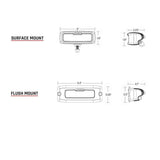 Rigid SR-Q Series Pro Flood Diffused Surface Mount Pod Light