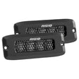 Rigid SR-Q Series Pro Spot Diffused Midnight Flush Mount Pod Light - Pair
