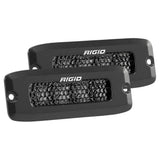 Rigid SR-Q Series Pro Spot Diffused Midnight Flush Mount Pod Light - Pair