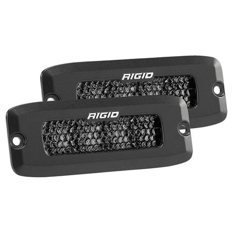 Rigid SR-Q Series Pro Spot Diffused Midnight Flush Mount Pod Light - Pair