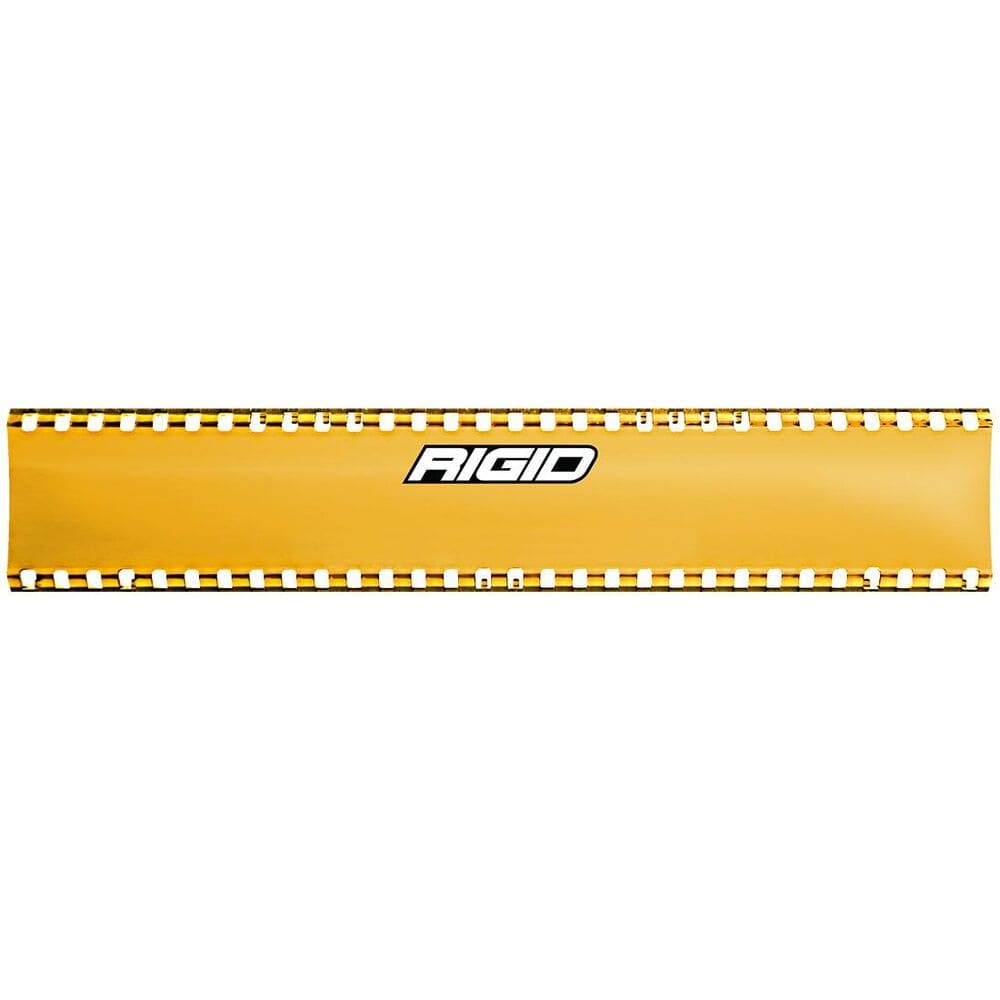 Rigid SR-Series 10" Yellow Polycarbonate Plastic Cover