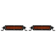 Rigid SR-Series 6" Amber Pro SAE Fog Lights - Pair