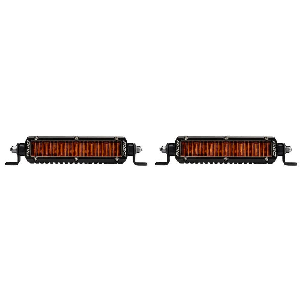 Rigid SR-Series 6" Amber Pro SAE Fog Lights - Pair