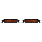 Rigid SR-Series 6" Amber Pro SAE Fog Lights - Pair