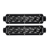 Rigid SR-Series Pro SAE 6" Surface Mount Light Bar - Pair