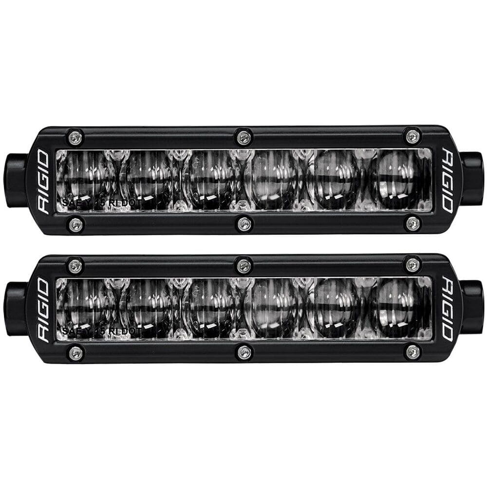 Rigid SR-Series Pro SAE 6" Surface Mount Light Bar - Pair