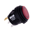 Rigid Universal 2 Position Rocker Switch w/ Protective Rubber Boot - Red