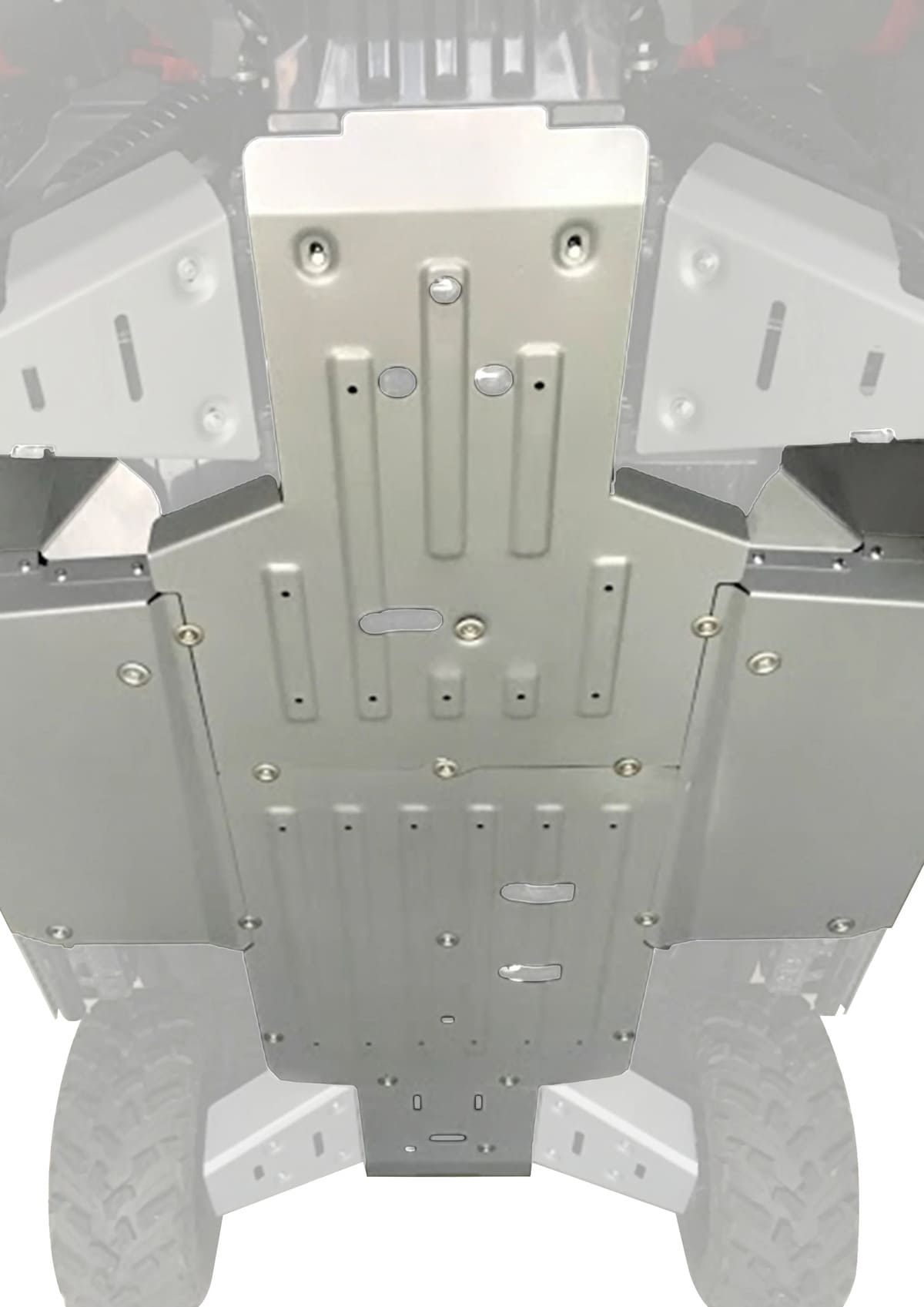 Rival Powersports '22+ Honda Pioneer 1000 Alloy Central Skid Plate