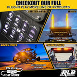 RLB Motorports Polaris General LED Chase Light - San Felipe Amber/White