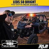 RLB Motorsports '24 Polaris RZR XP Dual Color Chase Light - Blue/White