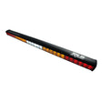 RLB Motorsports BITD Race Series DIY-No Wire Harness Chase Light LED Light Bar - Amber/White/Amber Strobe