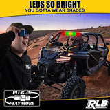 RLB Motorsports Can-Am Maverick R LED Chase Light - Dual Color Green/White