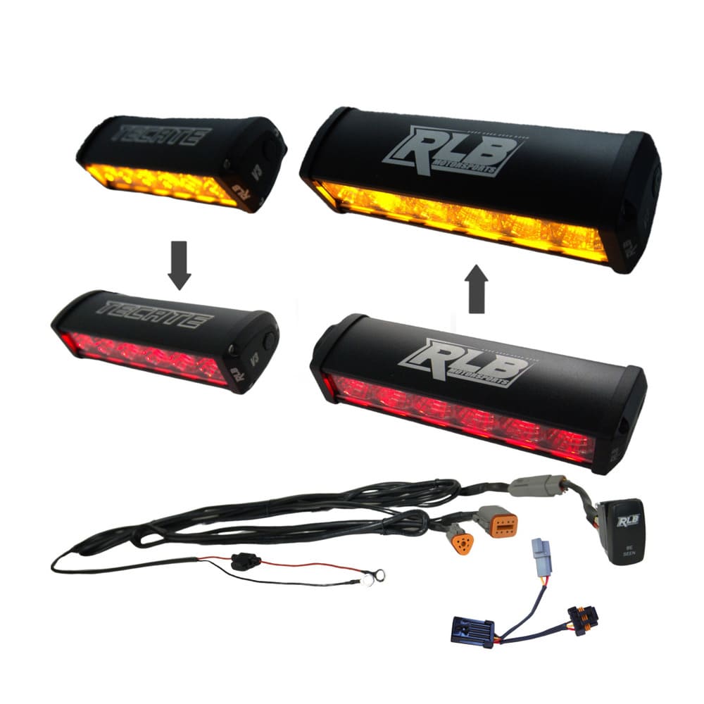 RLB Motorsports Dual 6" Chase Lights - Tecate Split