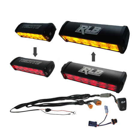 RLB Motorsports Dual 6" Chase Lights - Tecate Split