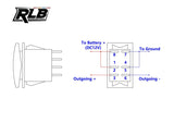 RLB Motorsports On/Off Rocker Switch