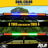 RLB Motorsports Polaris RZR Dual Color LED Chase Light - Blue/White