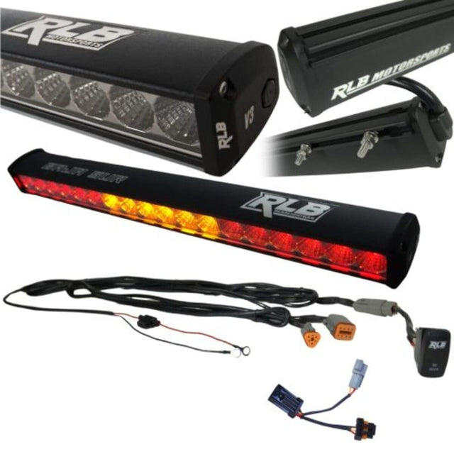 RLB Motorsports Polaris RZR RS1 Dual Color Chase Light - Amber/White
