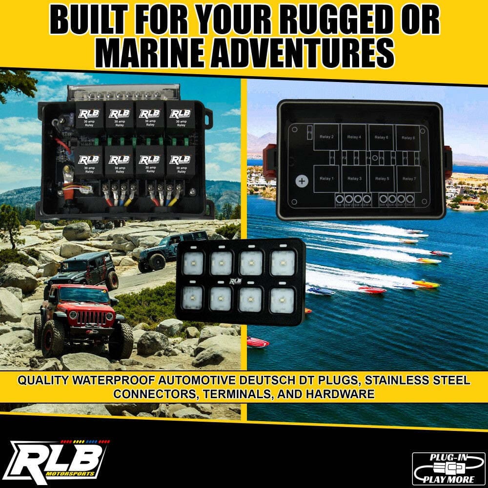 RLB Motorsports Pro-8 Switch Panel