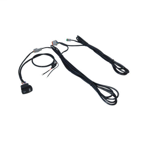 RLB Motosports Chase Light Wire Harness with Rocker Switch