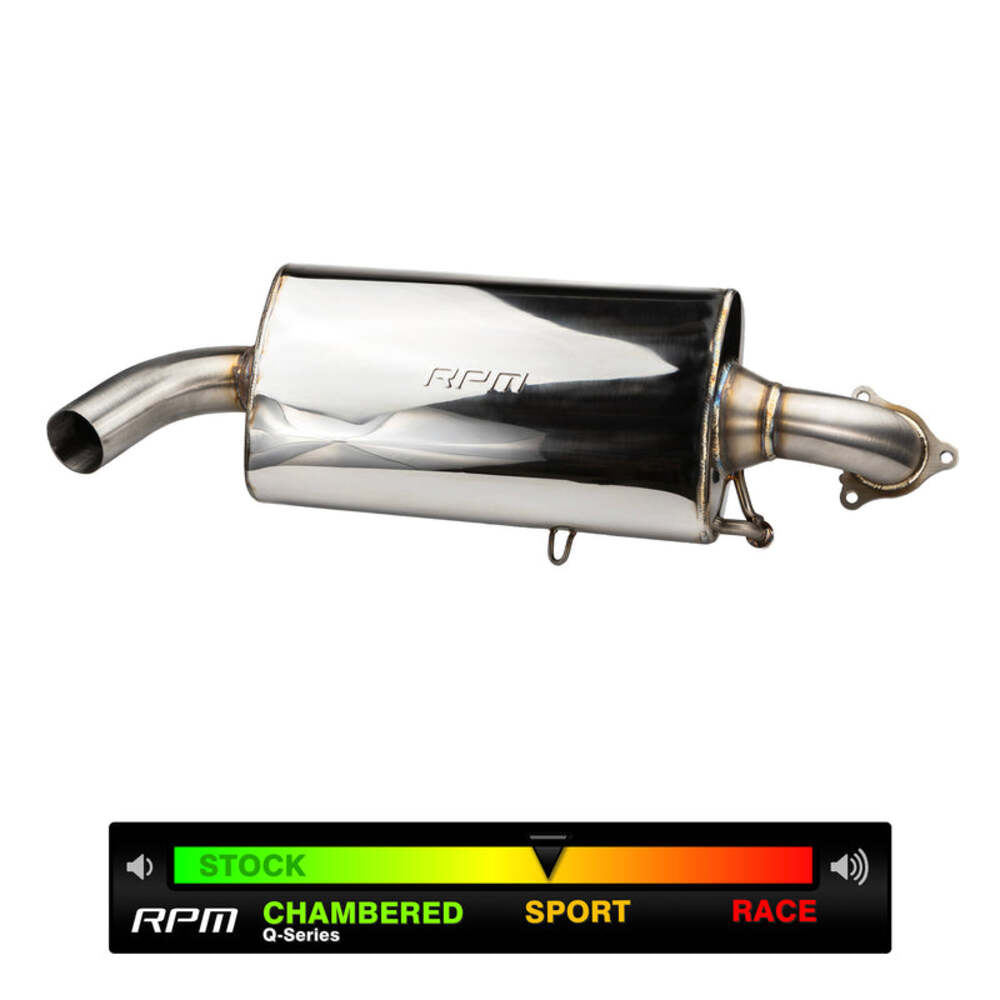RMP '20-'25 Polaris RZR Pro XP/ Turbo R / Pro S Sport Muffler Slip-On Catless Sport Muffler
