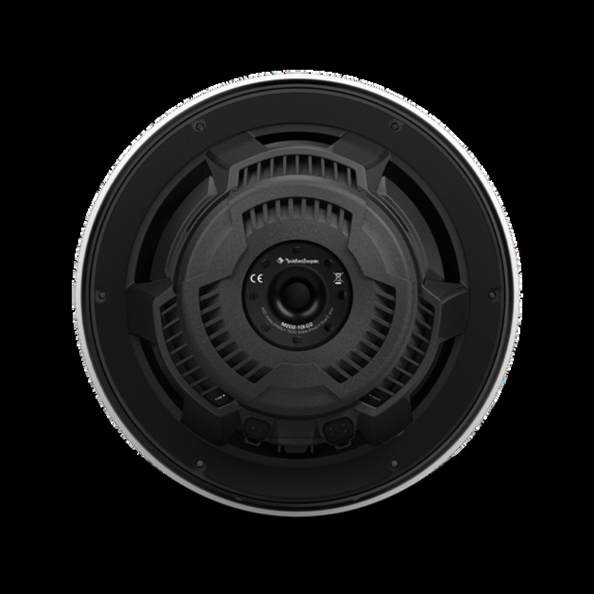 Rockford Fosgate Black Gen-2 M2 10" DVC 2Ω Color Optix Sealed Marine Subwoofer