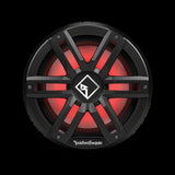 Rockford Fostgate Black Gen-2 M2 10" DVC 4Ω Color Optix Infinite Baffle Marine Subwoofer