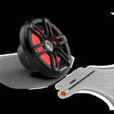 Rockford Fostgate Black M2 10" DVC 4Ω Color Optix™ Infinite Baffle Marine Subwoofer