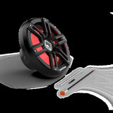 Rockford Fostgate Black M2 10" DVC 4Ω Color Optix™ Sealed Enclosure Marine Subwoofer