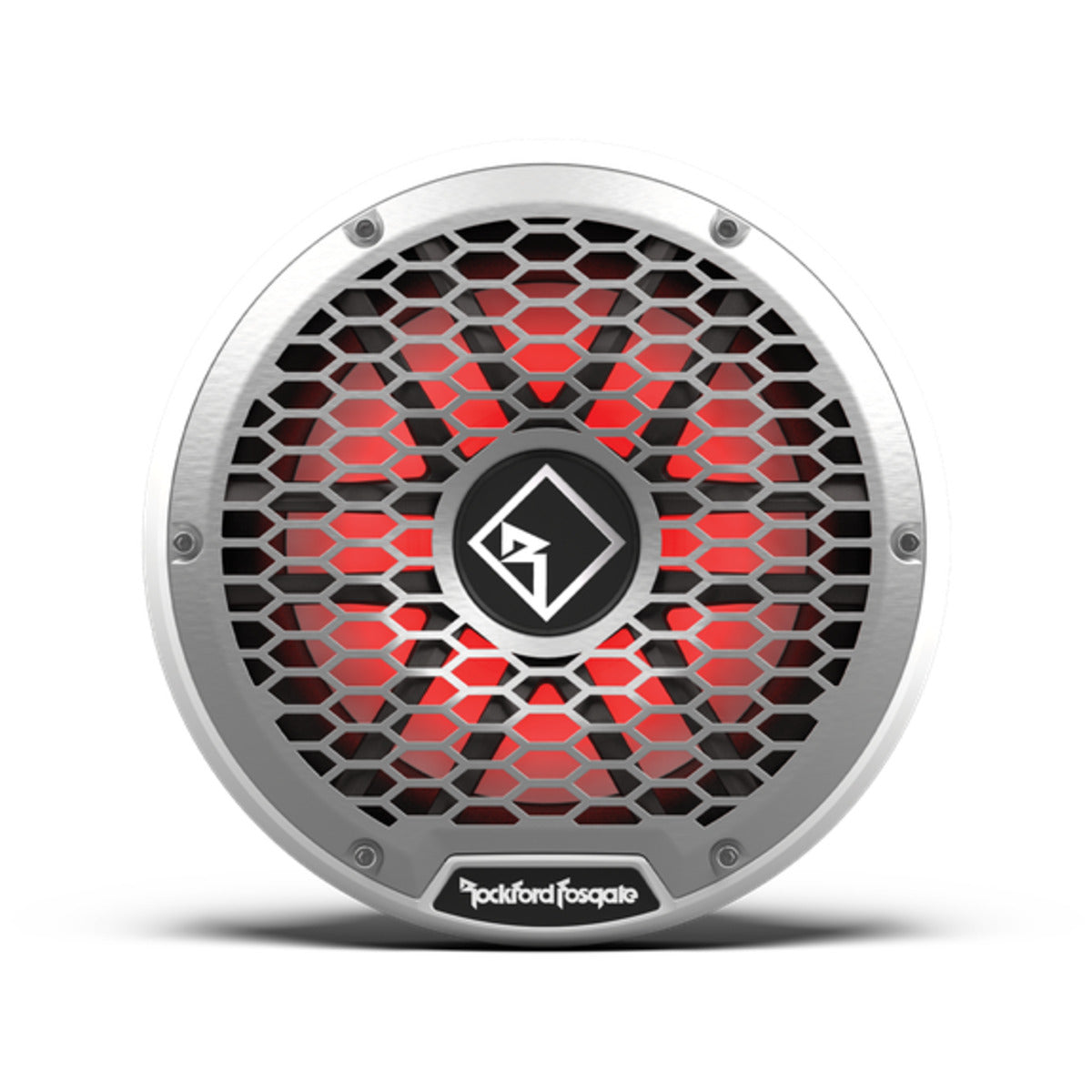 Rockford Fostgate White Gen-2 M2 10" DVC 4Ω Color Optix™ Infinite Baffle Marine Subwoofer