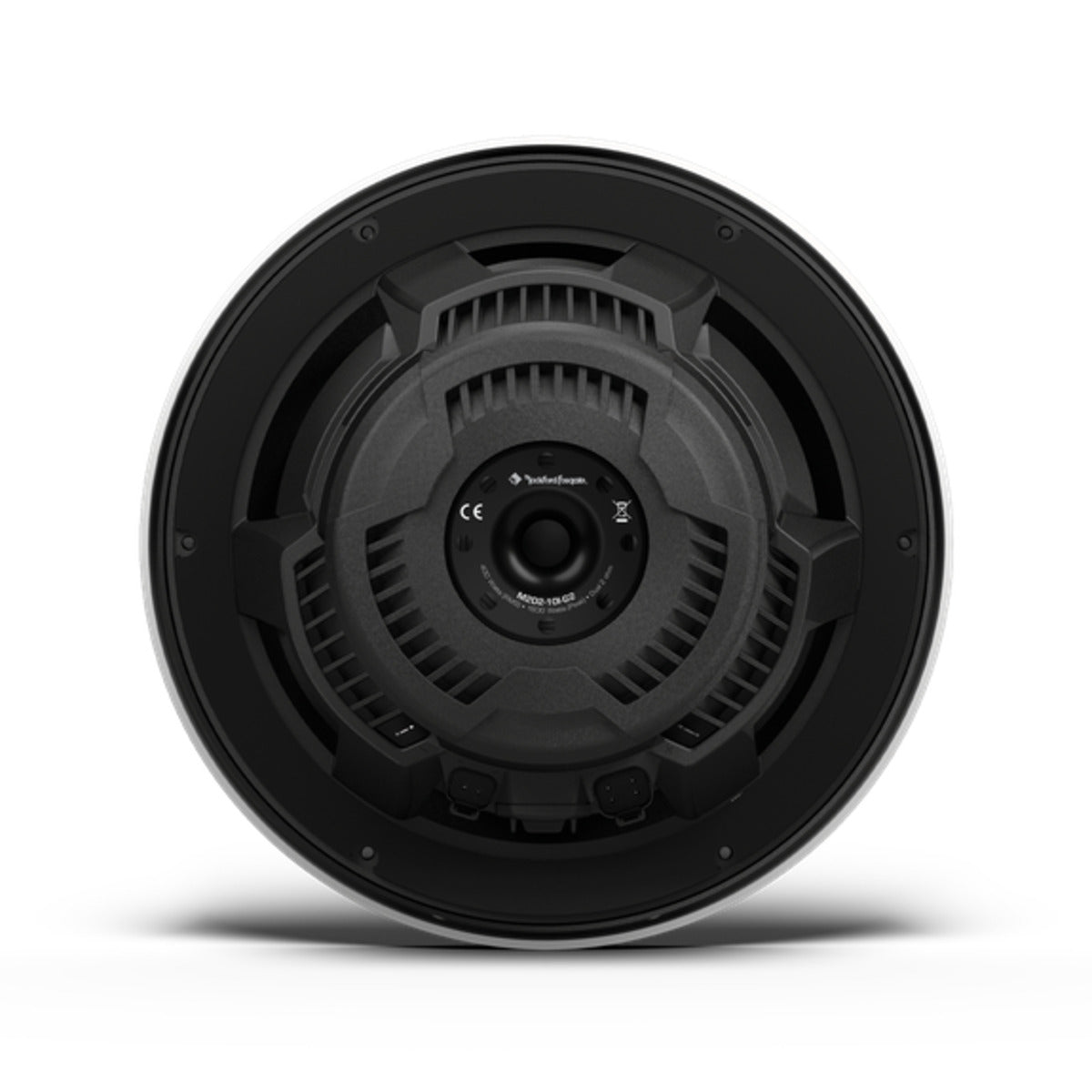 Rockford Fostgate White Gen-2 M2 10" DVC 4Ω Color Optix™ Infinite Baffle Marine Subwoofer