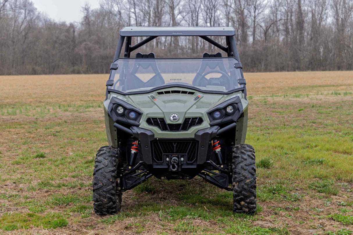 Rough Country '11-'20 Can-Am Commander 1000/Commander 1000 DPS Scratch Resistant Half Windshield